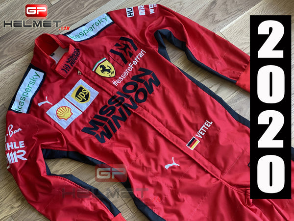 Vettel 2020 Mission Winnow Racing Suit / Ferrari F1
