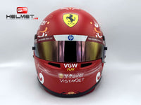 Carlos Sainz 2024 Mexico GP Helmet / Ferrari F1