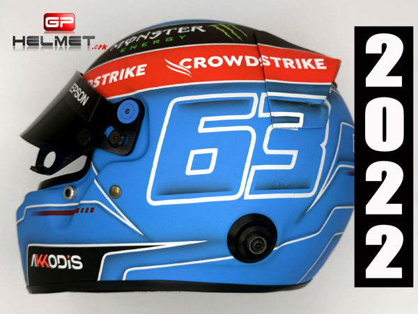 George Russell 2022 F1 Helmet / Mercedes F1