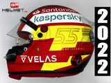 Carlos Sainz 2022 F1 Helmet / Ferrari F1