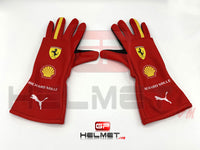 Charles Leclerc 2024 Racing gloves / Team Ferrari F1