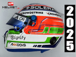 Kimi Antonelli 2025 F1 Helmet / Team AMG