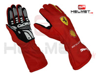 Charles Leclerc 2024 Racing gloves / Team Ferrari F1