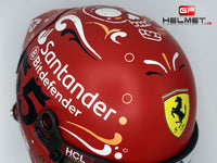 Carlos Sainz 2024 Mexico GP Helmet / Ferrari F1