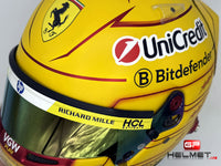 Hamilton 2025 Merbourne F1 Helmet / Team Ferrari