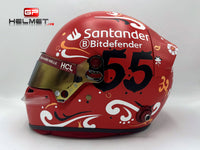 Carlos Sainz 2024 Mexico GP Helmet / Ferrari F1