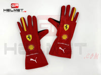 Charles Leclerc 2024 Racing gloves / Team Ferrari F1