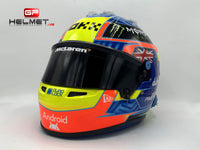 Oscar Piastri 2024 F1 Helmet / McLaren F1