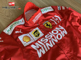 Vettel 2019 Mission Winnow Racing Suit / Ferrari F1