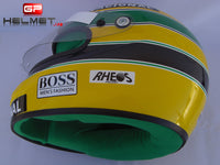 Ayrton Senna 1990 RHEOS Helmet / Team Mc Laren F1