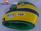 Ayrton Senna 1990 RHEOS Helmet / Team Mc Laren F1