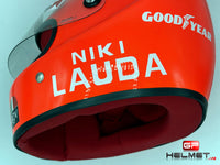 Niki Lauda 1976 AGV F1 Crash Helmet / Ferrari F1