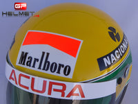 Ayrton Senna 1990 RHEOS Helmet / Team Mc Laren F1