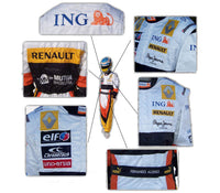 Fernando Alonso 2008 Racing Suit Replica / Renault F1