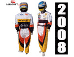 Fernando Alonso 2008 Racing Suit Replica / Renault F1