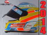 Fernando Alonso 2014 Replica Helmet / Ferrari F1