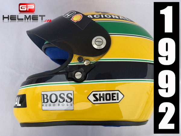 Ayrton Senna 1992 SHOEI Helmet / Team Mc Laren F1