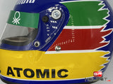 Gerhard Berger 1986 casco / Equipo Benetton F1