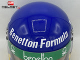 Gerhard Berger 1986 casco / Equipo Benetton F1