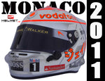 Jenson Button 2011 MONACO GP Replica Helmet / Mc Laren F1