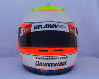 Rubens Barrichello 2009 "MASSA TRIBUTE" Replica Helmet / Brawn F1