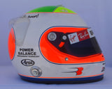 Rubens Barrichello 2009 "MASSA TRIBUTE" Replica Helmet / Brawn F1