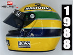 Ayrton Senna 1988 Helmet / Team Mc Laren F1