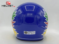 Gerhard Berger 1986 casco / Equipo Benetton F1