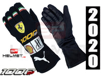 Sebastian Vettel 2020 F1 Racing gloves / Scuderia Ferrari 1000GP