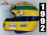 Ayrton Senna 1992 Replica Helmet / Team Mc Laren F1