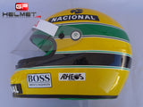 Ayrton Senna 1990 RHEOS Helmet / Team Mc Laren F1