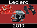 Charles Leclerc 2019 F1 Replica Helmet + Racing Suit + Gloves