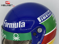 Gerhard Berger 1986 casco / Equipo Benetton F1