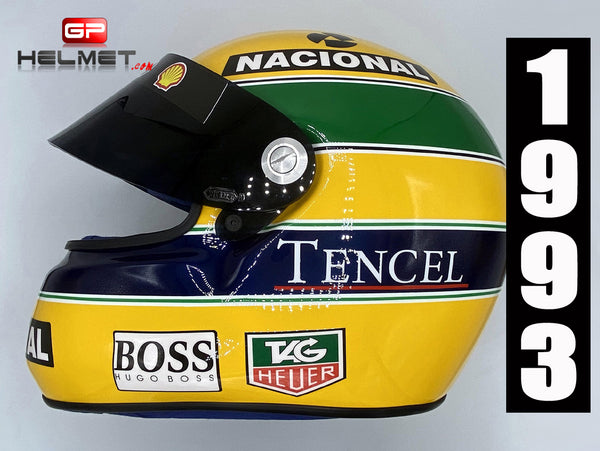 Ayrton Senna 1993 Helmet / Team Mc Laren F1