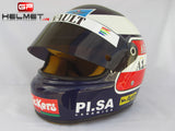 Gerhard Berger 1987 casco / Equipo Ferrari F1