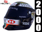 Eddie Irvine 2000 Replica Helmet / Jaguar F1