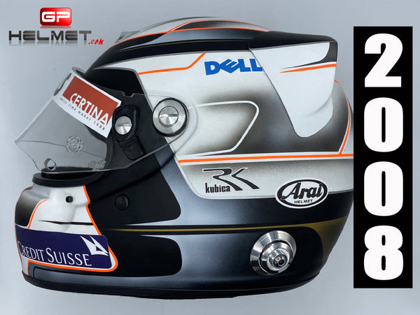 Robert Kubica 2008 BRAZIL GP Helmet / BMW F1