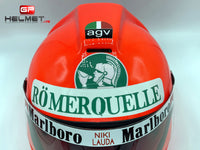 Niki Lauda 1976 AGV F1 Crash Helmet / Ferrari F1