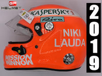 Sebastian Vettel 2019 Lauda Tribute Helmet / Ferrari F1