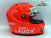 Niki Lauda 1976 AGV F1 Crash Helmet / Ferrari F1