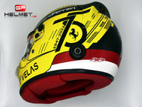 Charles Leclerc 2022 MONZA Helmet / Ferrari 75 Years