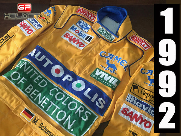 Michael Schumacher 1992 Racing Suit / Team Benetton F1