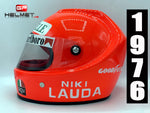 Niki Lauda 1976 AGV F1 Crash Helmet / Ferrari F1