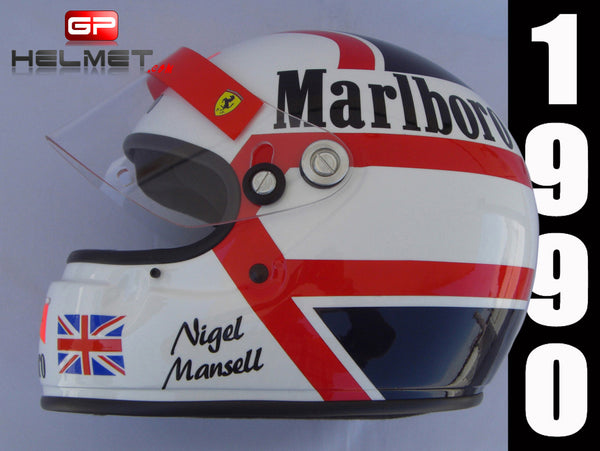 Nigel Mansell 1990 Replica Helmet / Ferrari F1