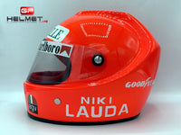 Niki Lauda 1976 AGV F1 Crash Helmet / Ferrari F1