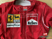 Nigel Mansell 1990 Racing Suit Replica / Ferrari F1