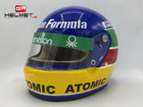 Gerhard Berger 1986 casco / Equipo Benetton F1