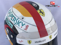 Sebastian Vettel 2018 Hockenheim GP Helmet / Ferrari F1