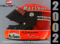 Michael Schumacher 2002 Commemorative 5TH Championship / Ferrari F1