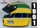 Ayrton Senna 1991 Replica Helmet / Team Mc Laren F1